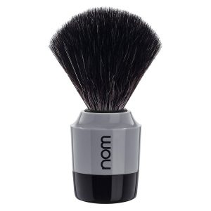 Nom Marten Shaving Brush Black Fibre ─ Black Grey kuva
