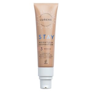 Lumene Stay Weightless Foundation SPF30 30ml ─ 3 Medium kuva