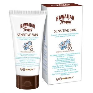 Hawaiian Tropic Sensitive Protective Lotion SPF50 90ml kuva