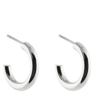 Snö Of Sweden Adara Small Oval Earring – Plain Silver kuva