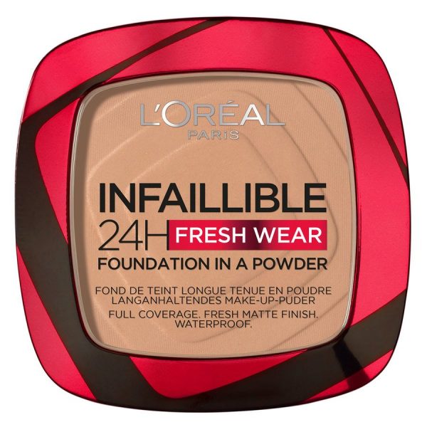L'Oréal Paris Infaillible 24H Fresh Wear Foundation In A Powder 9 g – Sand kuva