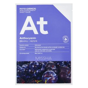 Missha Phytochemical Skin Supplement Sheet Mask Anthocyanin 25ml kuva
