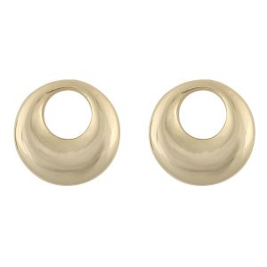 Snö Of Sweden Anglais Small Earring Plain ─ Gold kuva