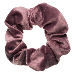 DARK Velvet Scrunchie ─ Dusty Grape kuva