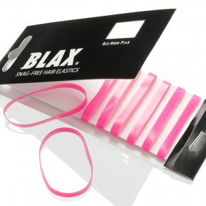 Blax Snag-Free Hair Elastics 4 mm 8pcs – Pink kuva