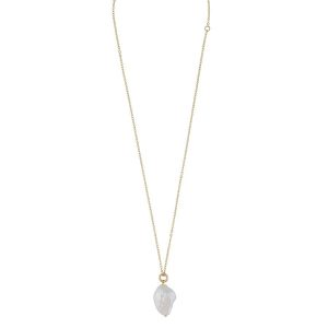 Snö Of Sweden Maxime Pendant Necklace Gold/White 48cm kuva