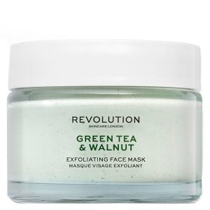 Revolution Skincare Green Tea & Walnut Exfoliating Face Mask 50ml kuva