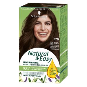 Schwarzkopf Natural & Easy ─ 570 Maron Medium Brown kuva
