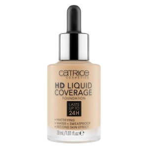 Catrice HD Liquid Coverage Foundation 30ml – Honey Beige 038 kuva