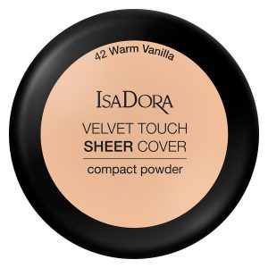 IsaDora Velvet Touch Sheer Cover Compact Powder 42 Warm Vanilla 10g kuva
