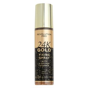 Makeup Revolution Pro 24K Gold Setting Spray 100ml kuva