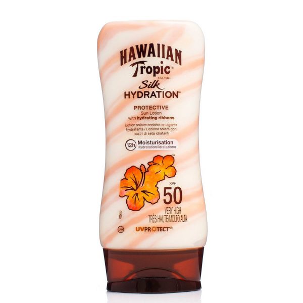 Hawaiian Tropic Silk Hydration Sun Lotion SPF 50 180ml kuva