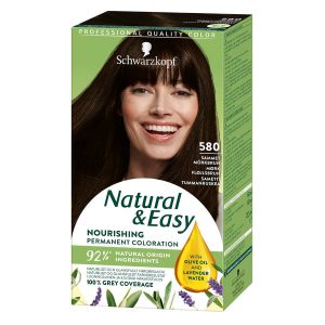 Schwarzkopf Natural & Easy ─ 580 Velvet Dark Brown kuva