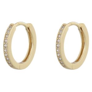 Snö Of Sweden Camille Ring Earring ─ Gold/Clear kuva
