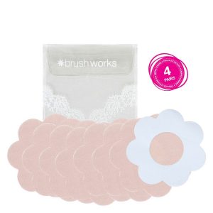 Brush Works Satin Petal Nipple Covers – 4 paria kuva