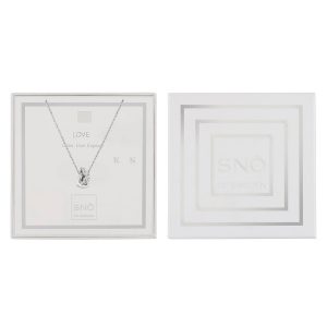 Snö Of Sweden Valentine Love Necklace Set – Silver/Clear kuva