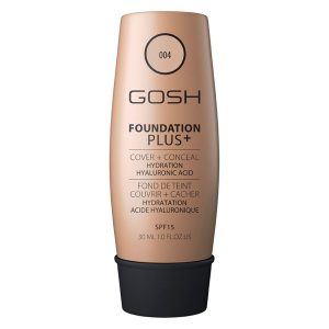GOSH Foundation Plus+ 30ml ─ #004 Natural kuva