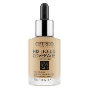 Catrice HD Liquid Coverage Foundation 30ml – Medium Beige 034 kuva