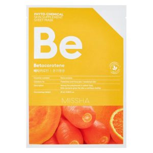 Missha Phytochemical Skin Supplement Sheet Mask Betacarotene 25ml kuva