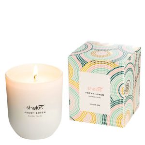Shelas Tuoksukynttilä Fresh Linen 150 g kuva