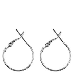 Snö Of Sweden Mystic Small Ring Earring 20 mm Plain Silver kuva