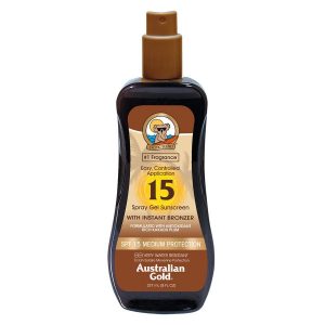 Australian Gold Spray Gel SPF 15 With Instant Bronzer 237ml kuva