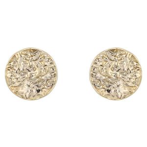 Snö Of Sweden Rue Small Coin Earring ─ Plain Gold kuva