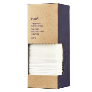 Klairs Toner Mate 2-In-1 Cotton Pad 120 kpl kuva