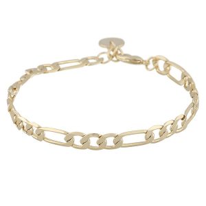 Snö Of Sweden Anchor Chain Bracelet ─ Plain Gold kuva