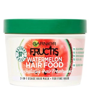 Garnier Fructis Hair Food Mask 390ml ─ Watermelon kuva