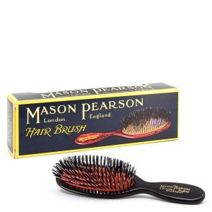 Mason Pearson Brush Bn4 Pocket - Bristle/Nylon- Dark kuva
