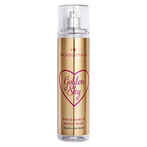 Makeup Revolution I Heart Revolution Golden Sky Body Mist 236ml kuva