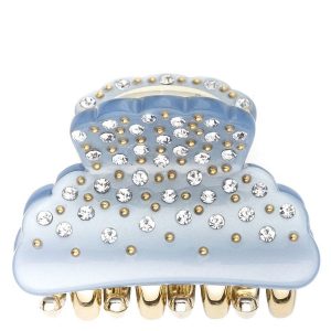 DARK Crystal Hair Claw ─ Small 501 Blue kuva