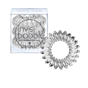 Invisibobble 3 Traceless Hair Rings - Crystal Clear kuva