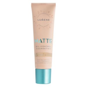 Lumene Matte Oil-Control Foundation 30ml - 3 Fresh Apricot kuva