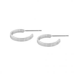 Snö Of Sweden Moe Ring Earring - Plain Silver 15 mm kuva