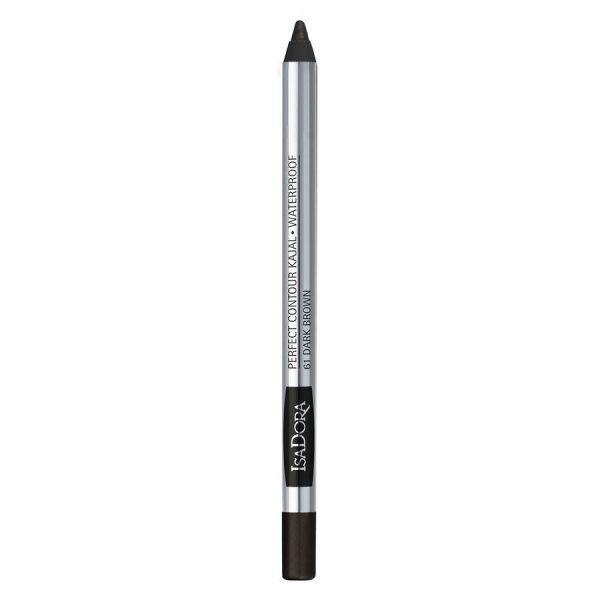 IsaDora Perfect Contour Kajal Waterproof #61 Dark Brown 1