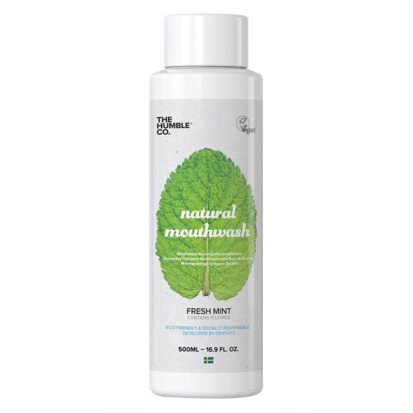 The Humble Co Humble Natural Mouthwash 500ml – Fresh Mint kuva