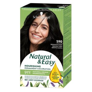 Schwarzkopf Natural & Easy ─ 590 Ebony Black kuva