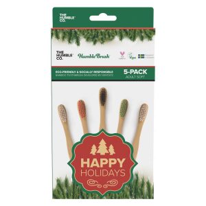 The Humble Co Flat Curved Adult Soft Xmas 5 kpl kuva