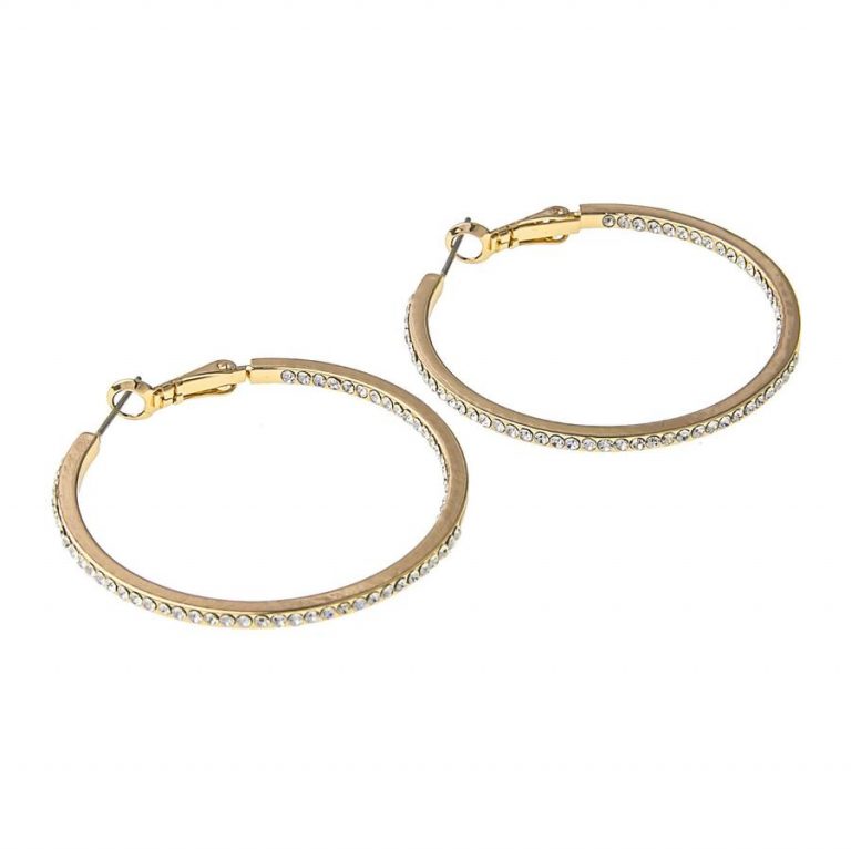 Snö Of Sweden Story Ring Earring - Gold/Clear kuva