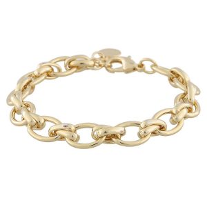 Snö Of Sweden Elma Bracelet ─ Plain Gold kuva