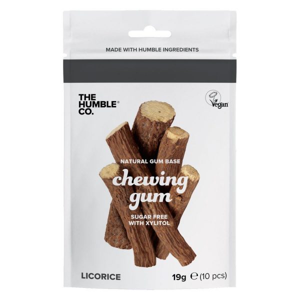 The Humble Co Humble Natural Chewing Gum 10 kpl – Salty Licorice kuva
