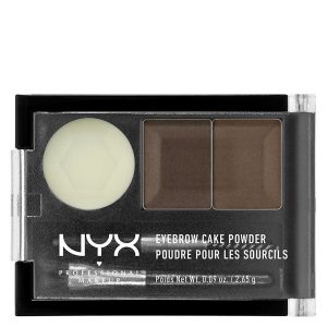 NYX Professional Makeup Eyebrow Cake Powder – Dark Brown/Brown 2
