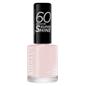 Rimmel London 60 Seconds Super Shine Nail Polish 8ml ─ #203 Lose Your Lingerie kuva