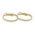 Snö Of Sweden Moe Ring Earring – Plain Gold 25 mm