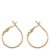 Snö Of Sweden Mystic Small Ring Earring 20 mm Plain Gold