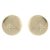 Snö Of Sweden Feliz Small Coin Earring ─ Gold/Clear