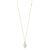 Snö Of Sweden Maxime Pendant Necklace Gold/White 48cm