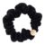 DARK Velvet Mini Scrunchie ─ Black